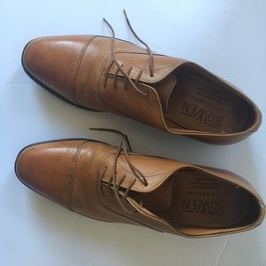 Bowen tan leather dress shoes